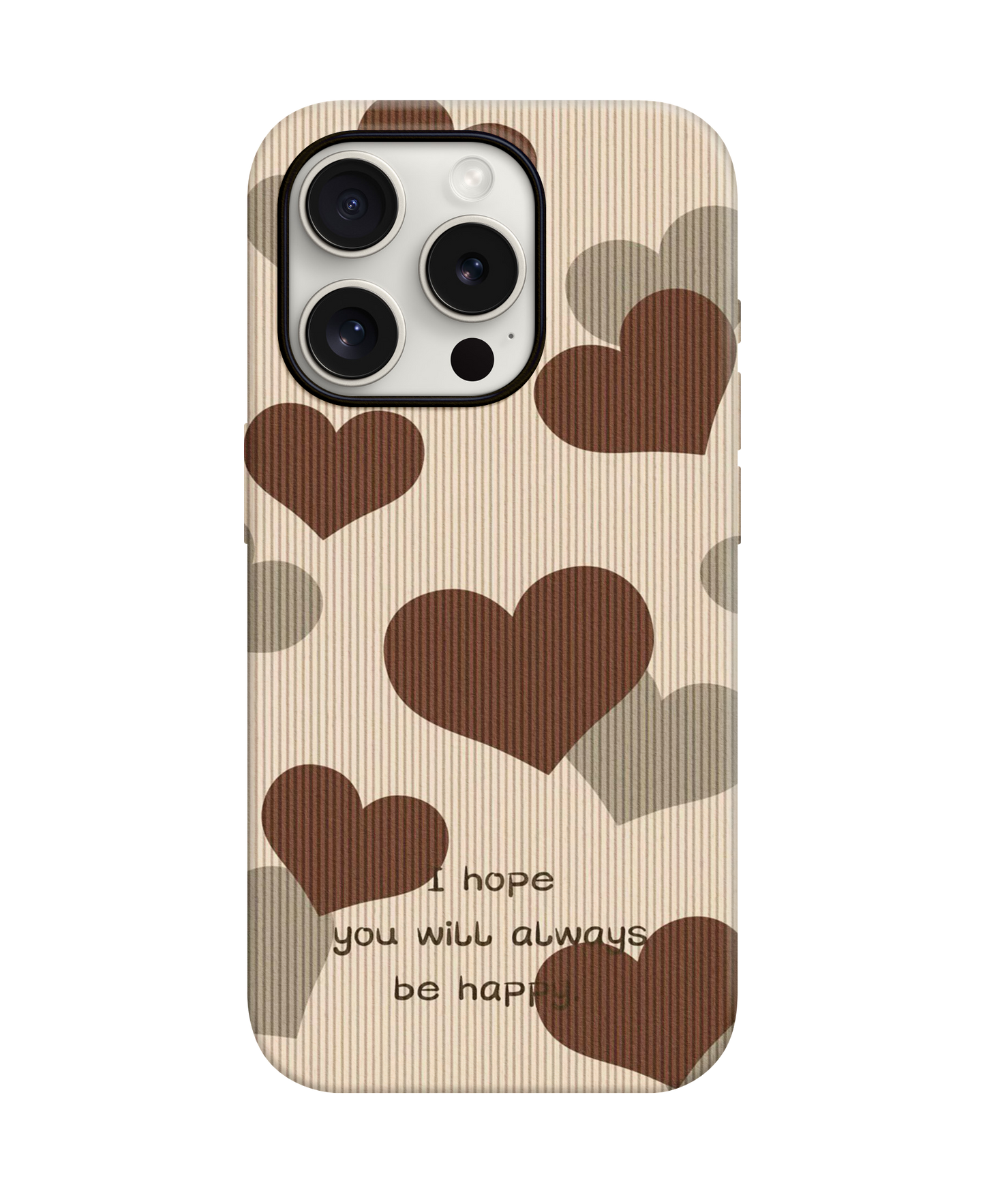 Heart Desenli Lüx Premium İçi Kadifeli Telefon Kılıfı KOD 658