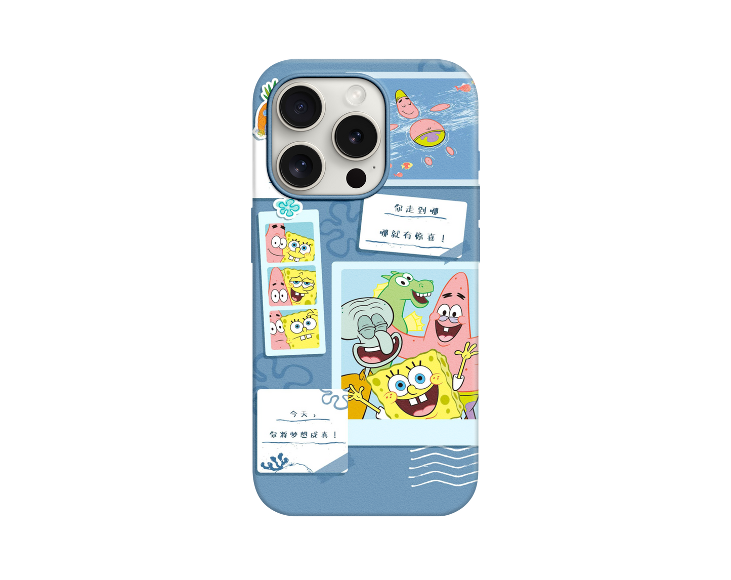 Sponge Desenli Lüx Premium İçi Kadifeli Telefon Kılıfı KOD 660
