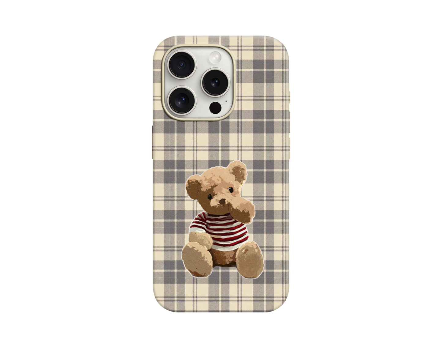 Bear Desenli Lüx Premium İçi Kadifeli Telefon Kılıfı KOD 661