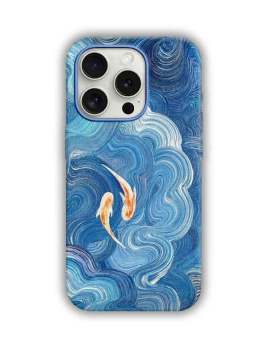 Fish Desenli Lüx Premium İçi Kadifeli Telefon Kılıfı KOD 653