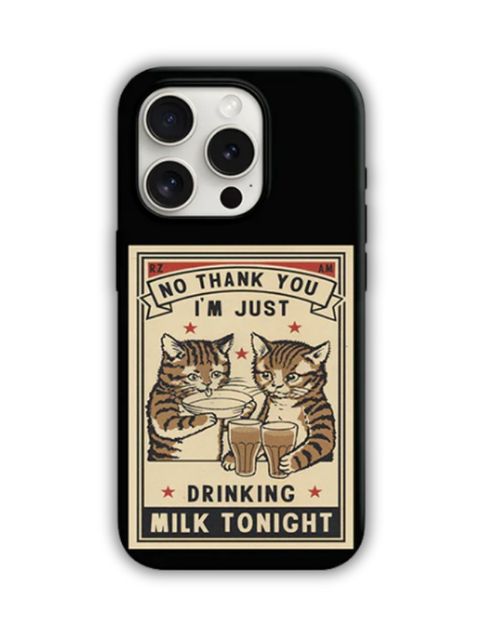 Only Milk Desenli Lüx Premium İçi Kadifeli Telefon Kılıfı KOD 561