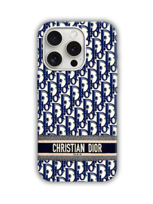 Dior Desenli Lüx Premium İçi Kadifeli Telefon Kılıfı KOD 556