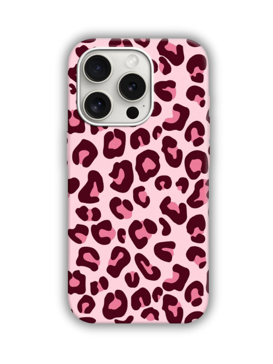 Leopar Desenli Lüx Premium İçi Kadifeli Telefon Kılıfı KOD 494