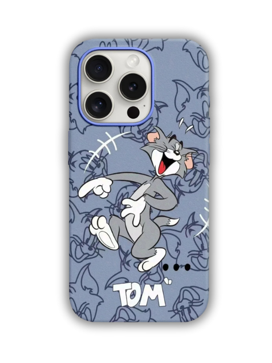 Tom Desenli Lüx Premium İçi Kadifeli Telefon Kılıfı KOD 469