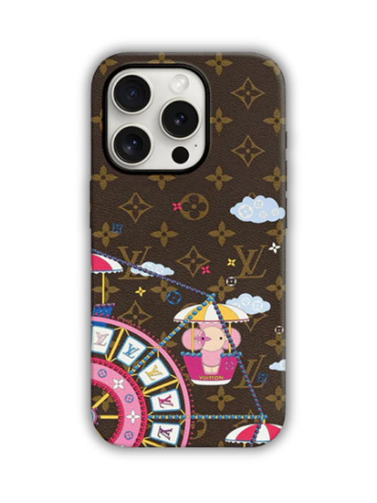 LV Desenli Lüx Premium İçi Kadifeli Telefon Kılıfı KOD 540