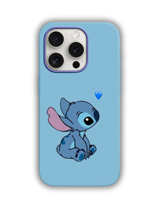 Stitch Desenli Lüx Premium İçi Kadifeli Telefon Kılıfı KOD 464