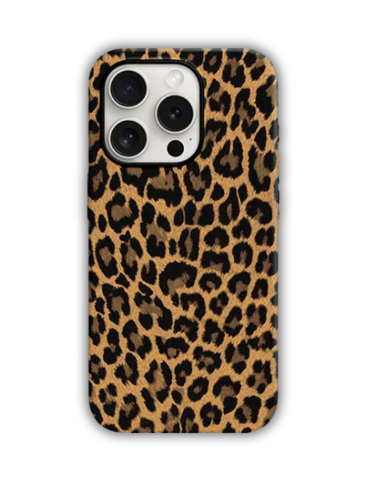 Leopar Desenli Lüx Premium İçi Kadifeli Telefon Kılıfı KOD 604