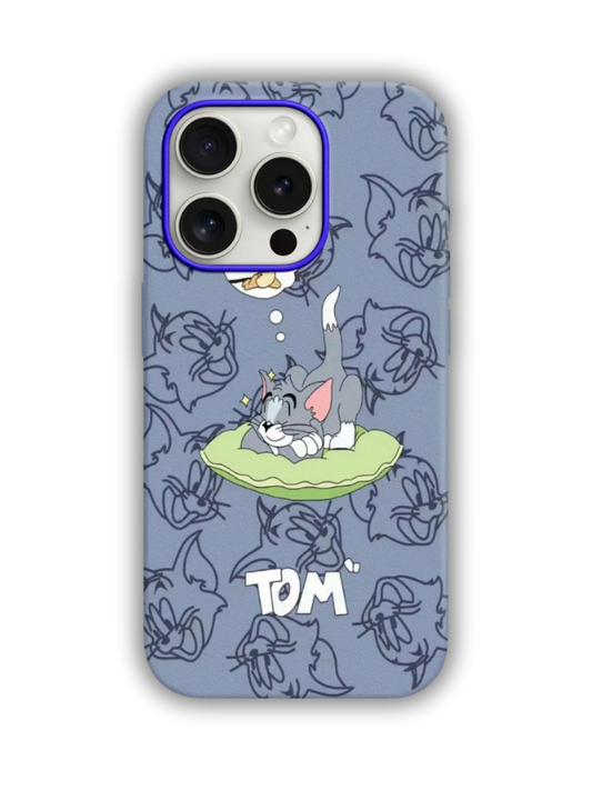 Tom Desenli Lüx Premium İçi Kadifeli Telefon Kılıfı KOD 468