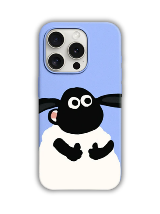 Sheep Shaun Desenli Lüx Premium İçi Kadifeli Telefon Kılıfı KOD 574