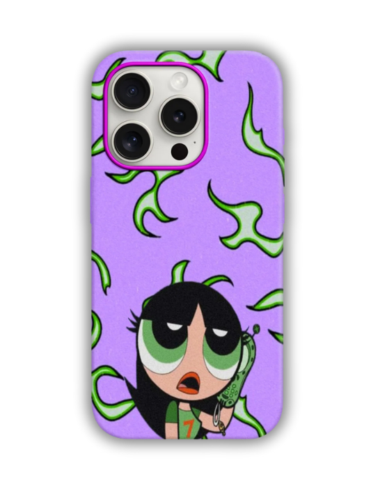 PowerPuff Girls Desenli Lüx Premium İçi Kadifeli Telefon Kılıfı KOD 453