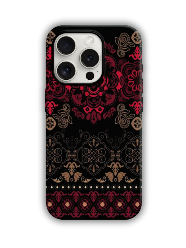 Unique Desenli Lüx Premium İçi Kadifeli Telefon Kılıfı KOD 571