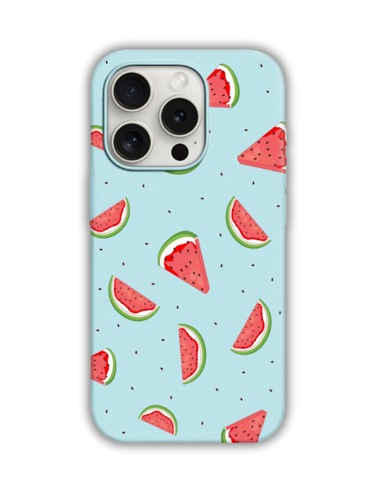 Watermelon Desenli Lüx Premium İçi Kadifeli Telefon Kılıfı KOD 676