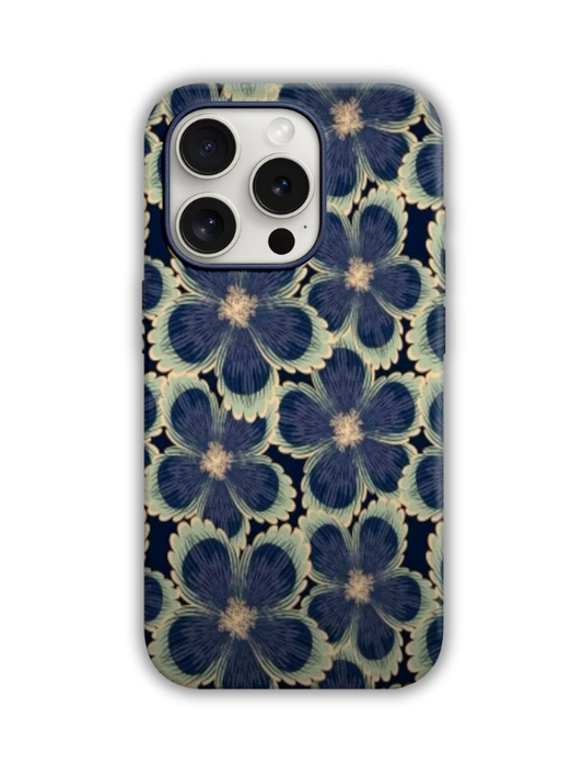 Flowers Desenli Lüx Premium İçi Kadifeli Telefon Kılıfı KOD 706
