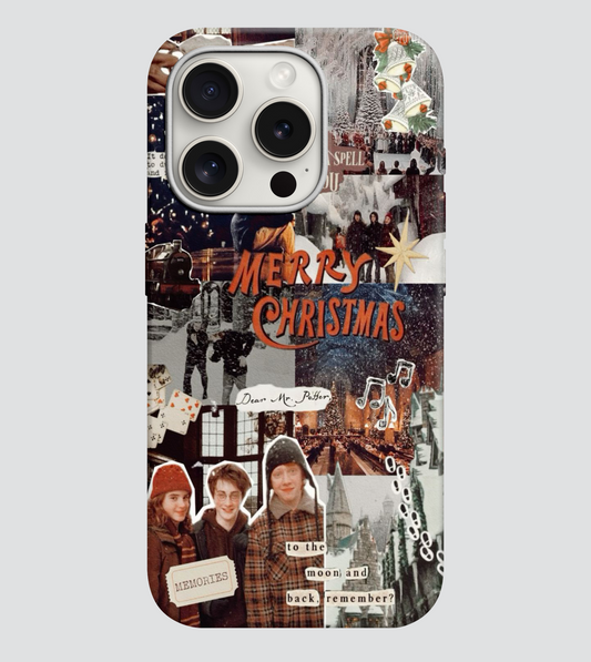 Harry Christmas Desenli Lüx Premium İçi Kadifeli Telefon Kılıfı KOD 646