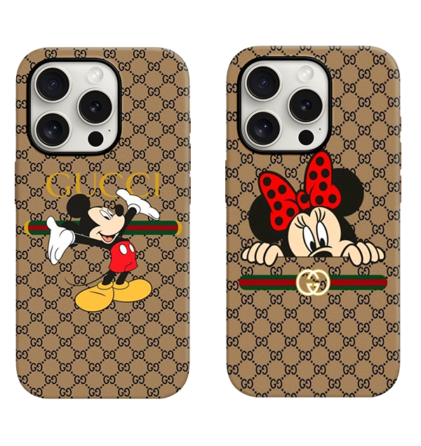 Minnie Ve Mickey Desenli Lüx Premium İçi Kadifeli Couple Telefon Kılıfı KOD 497/498