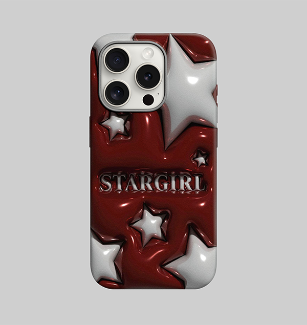 Stargirl Desenli Lüx Premium İçi Kadifeli Telefon Kılıfı KOD 598