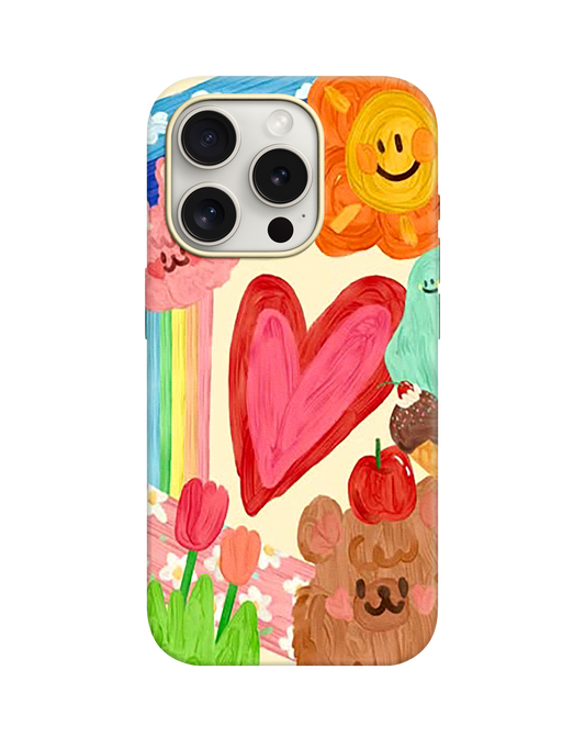 Cuty Desenli Lüx Premium İçi Kadifeli Telefon Kılıfı KOD 734