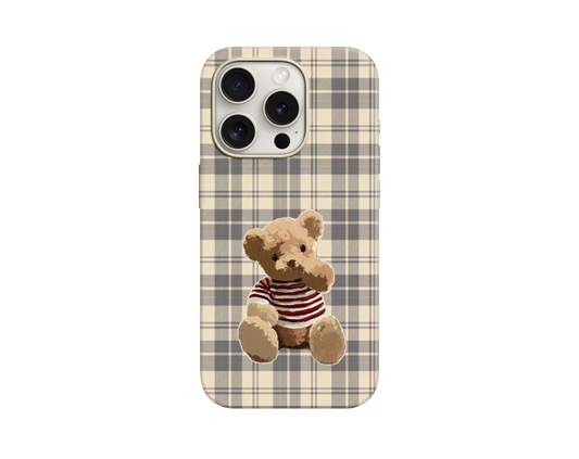 Bear Desenli Lüx Premium İçi Kadifeli Telefon Kılıfı KOD 661