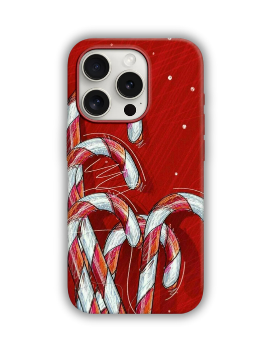 Christmas Desenli Lüx Premium İçi Kadifeli Telefon Kılıfı KOD 624